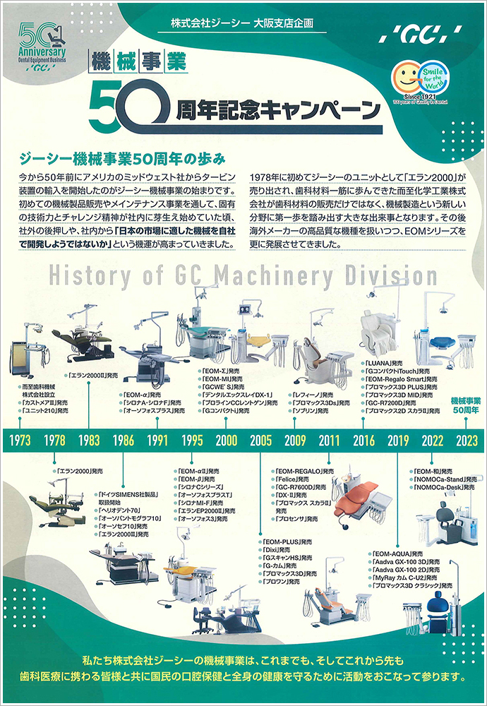 Aadva GX-100 3D 機械事業50周年記念キャンペーン